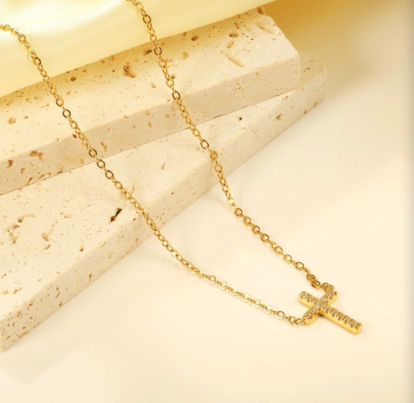 Radiance Cross Necklace